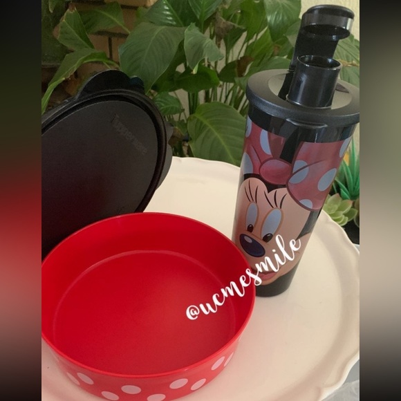 Tupperware Disney Minnie Mouse Magical Tumbler & Lunch Wonder Bowl - Picture 4 of 6